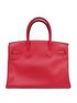 Birkin Tressage 30 in Rouge de Coeur Swift and Epsom, back view